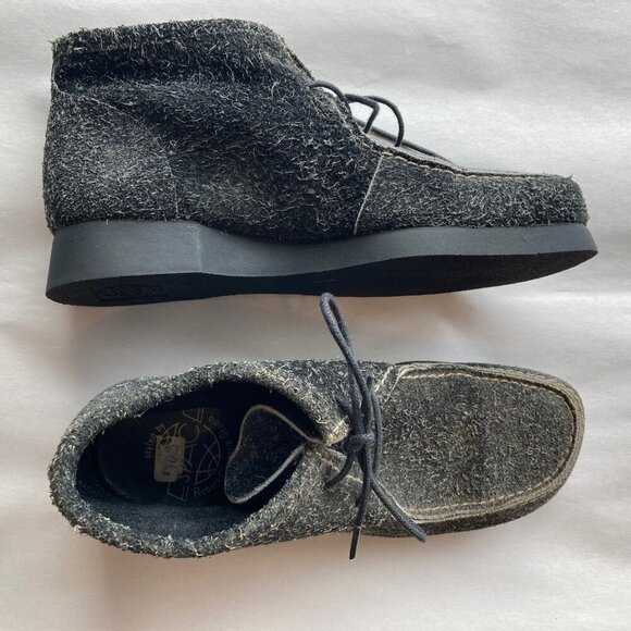 ESPACE By Robert Clergerie Women's Size 6 Chukka Boot Black Gray Y2K - Picture 6 of 13